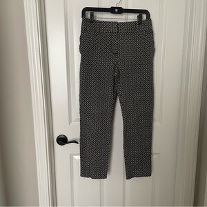 Black and White Patterned Garment